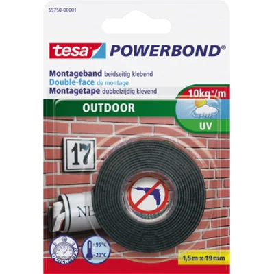 tesa Montageband Outdoor 55750-00001 1,5mx19mm tesa Montageband Outdoor 55750-00001 1,5mx19mm