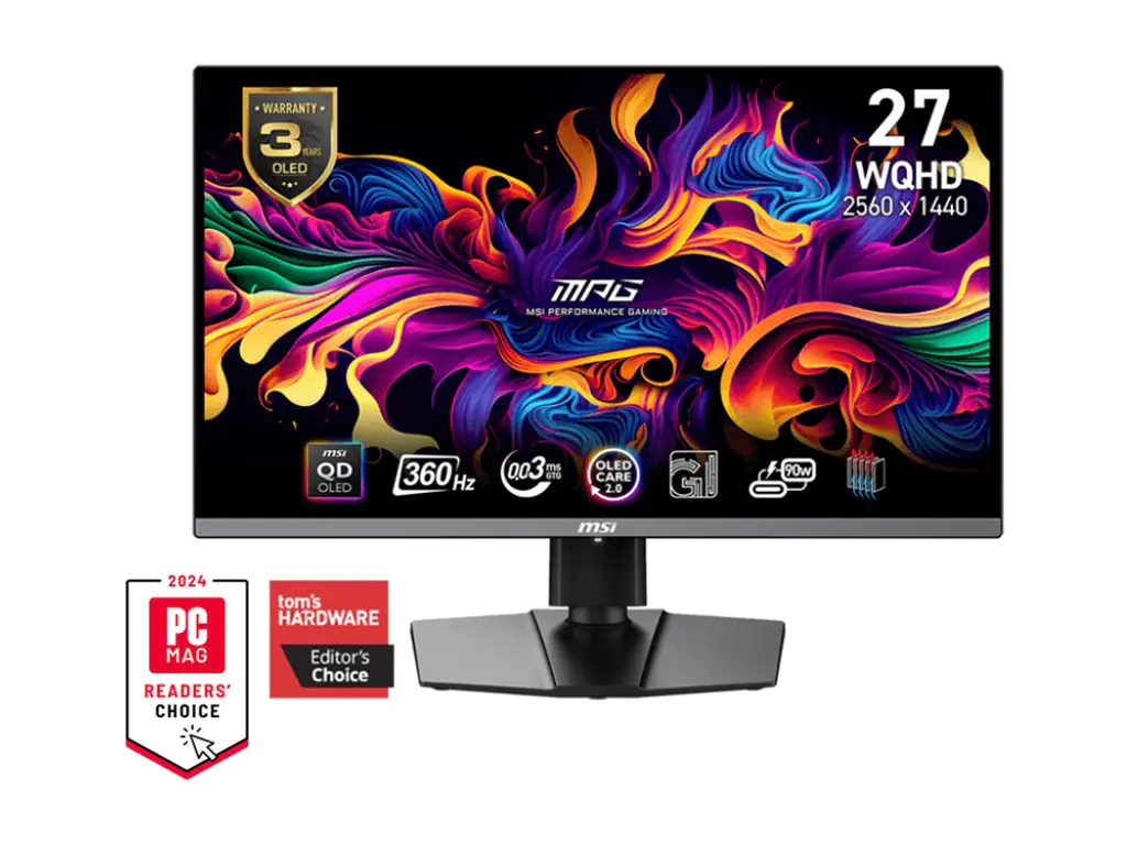 MSI MPG 271QRXDE QD-OLED - OLED-Monitor - Gaming - 67.3 cm (26.5") 9S6-3CD79A-006