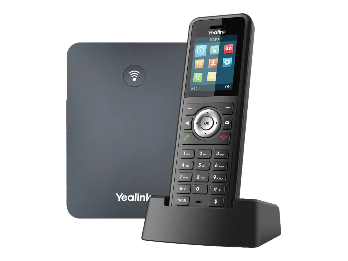 Yealink W79P - Schnurloses VoIP-Telefon - mit Bluetooth-Schnittstelle mit Rufnummernanzeige - IP-DECT - dreiweg Anruffunktion - SIP, SIP v2, RTCP-XR, VQ-RTCPXR - Schwarz, Classic Gray Yealink W79P - Schnurloses VoIP-Telefon - mit Bluetooth-Schnittstelle mit Rufnummernanzeige - IP-DECT - dreiweg Anruffunktion - SIP, SIP v2, RTCP-XR, VQ-RTCPXR - Schwarz, Classic Gray