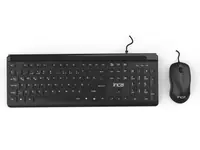 Cian Technology GmbH INCA Tastatur IMK-377 Corded Set Silent Tasten USB SW retail