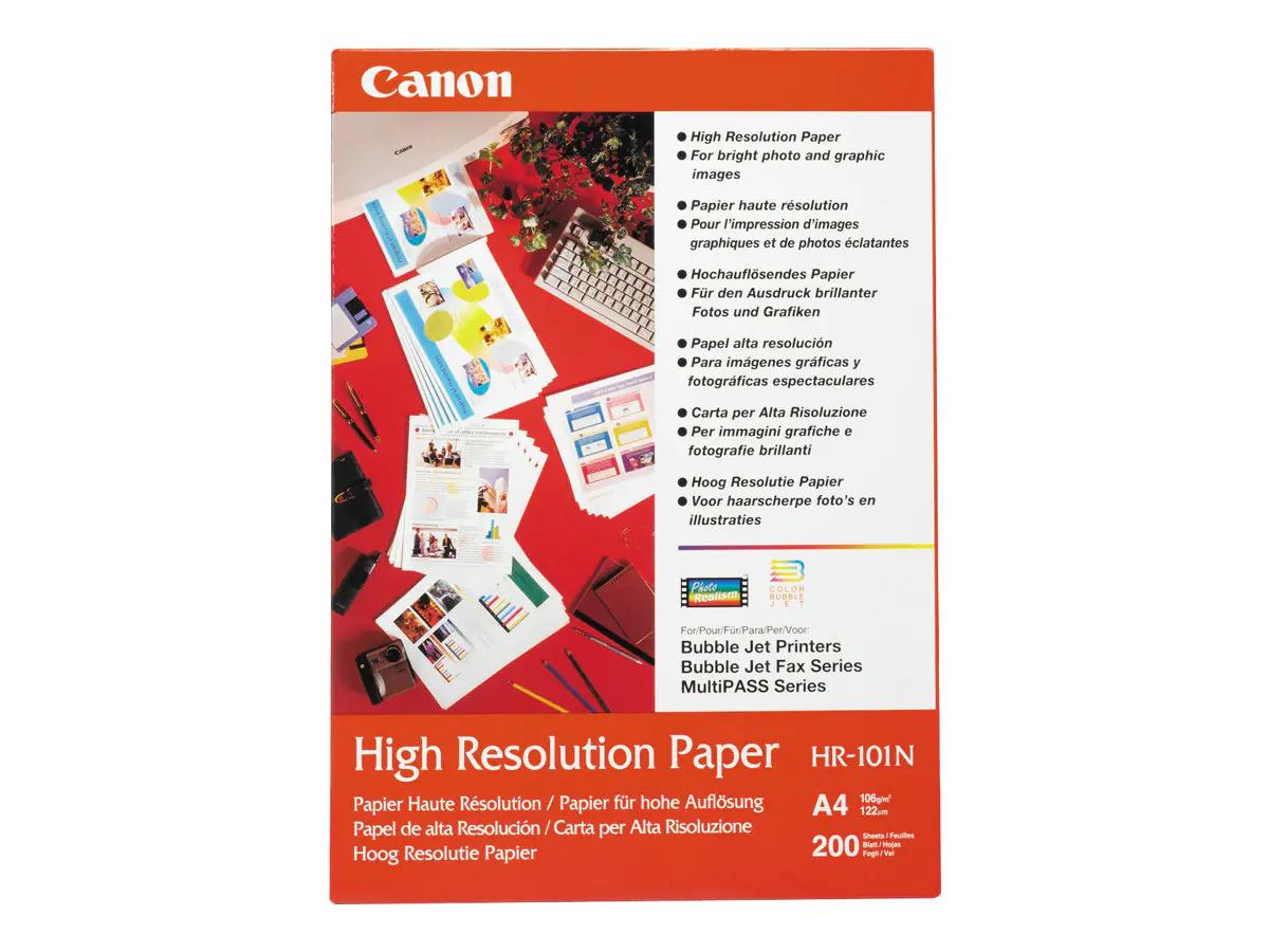 Canon Inkjetpapier HR101/A3 F512381500 DIN A3 ws 100 Bl./Pack.