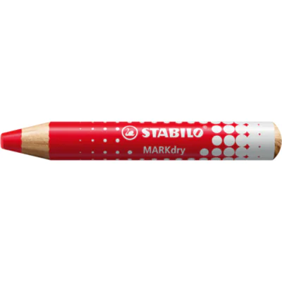 STABILO® Whiteboard-/Flipchartmarker MARKdry rot Rundspitze