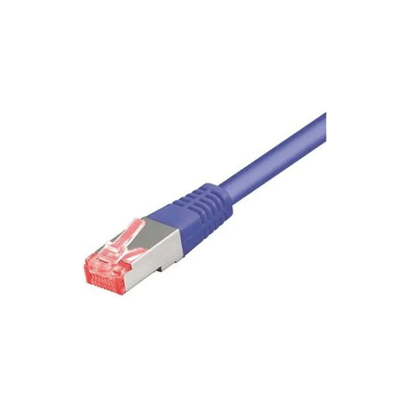Tecline - Patch-Kabel - RJ-45 (M) zu RJ-45 (M) - 1.5 m - SFTP, PiMF - CAT 6 - halogenfrei, ohne Haken - violett Tecline - Patch-Kabel - RJ-45 (M) zu RJ-45 (M) - 1.5 m - SFTP, PiMF - CAT 6 - halogenfrei, ohne Haken - violett