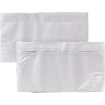 BONG Dokumententasche DIN lang 110 x 240 mm (B x H) Polyethylen transparent 1.000 St./Pack.