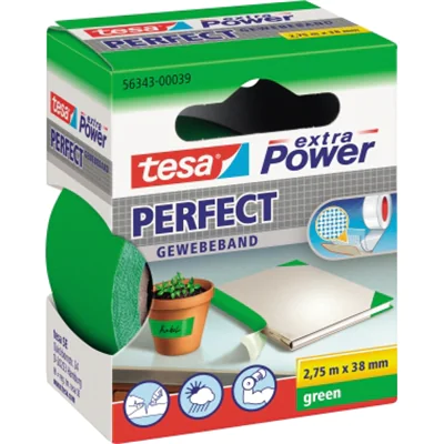 tesa Gewebeband extra Power Perfect 56343-00039 38mmx2,75m grün tesa Gewebeband extra Power Perfect 56343-00039 38mmx2,75m grün