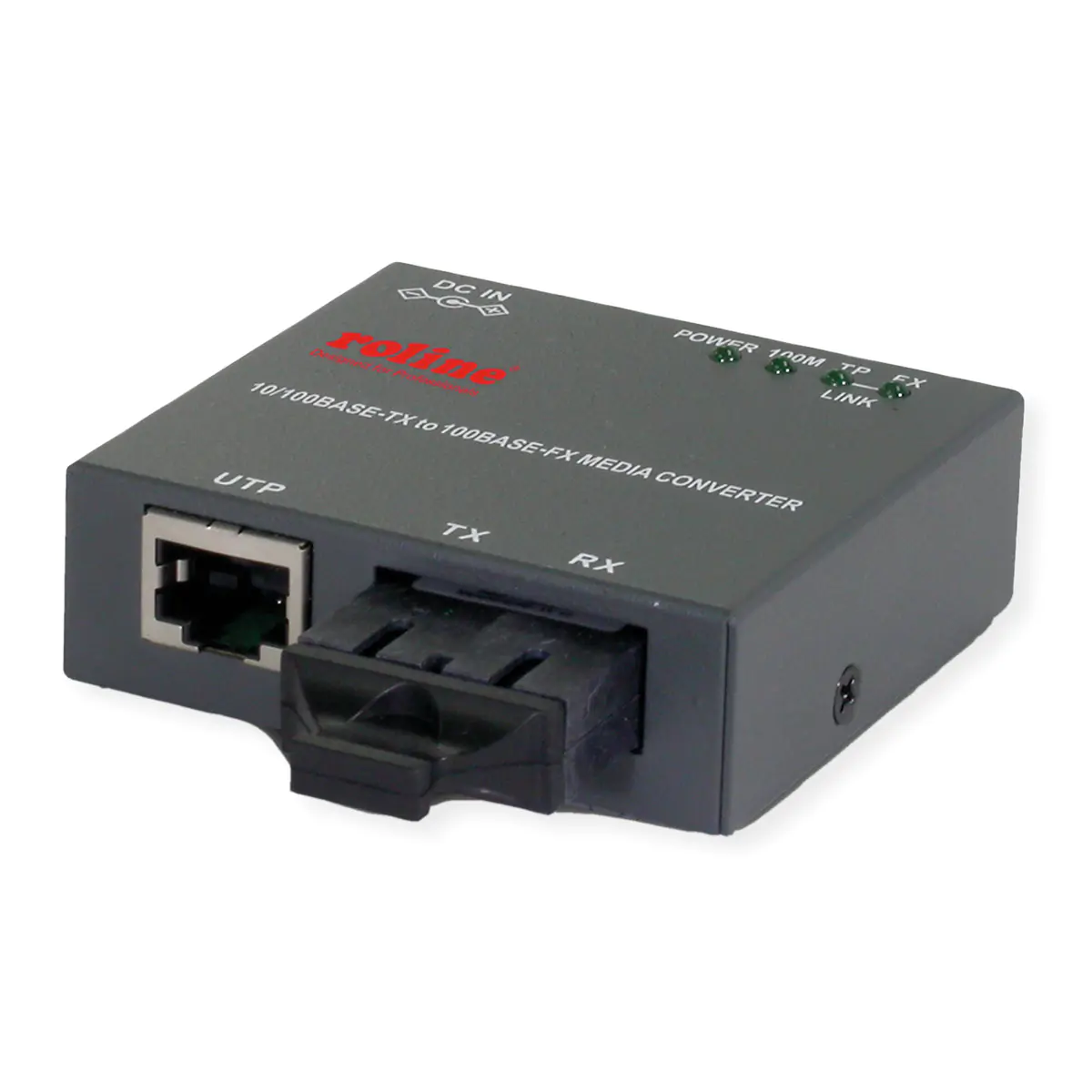 Roline - Medienkonverter - 100Mb LAN - 100Base-FX, 10/100Base-TX - SC multi-mode / RJ-45 Roline - Medienkonverter - 100Mb LAN - 100Base-FX, 10/100Base-TX - SC multi-mode / RJ-45