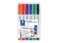 STAEDTLER Whiteboardmarker Lumocolor 301 WP6 1mm sort. 6St.