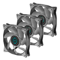 Iceberg Thermal IceGale Xtra - Gehäuselüfter - 120 mm - Grau (Packung mit 3)