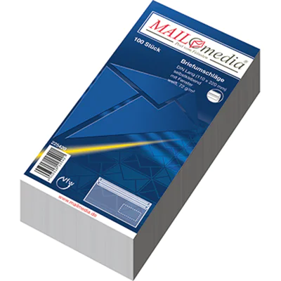 MAILmedia Briefumschlag 30002389 DL sk mF ws 100 St./Pack