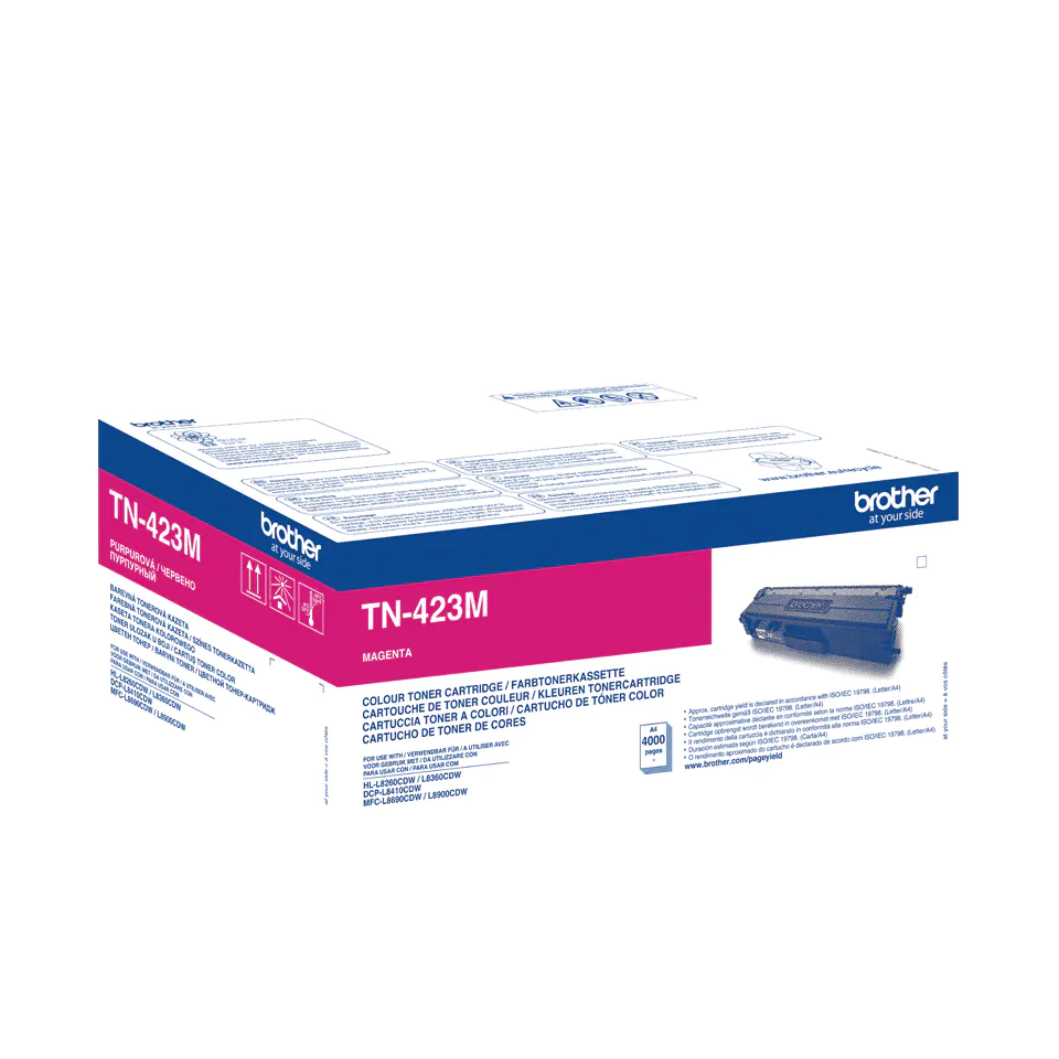 Brother TN423M - Magenta - Original - Tonerpatrone - für Brother DCP-L8410, HL-L8260, HL-L8360, MFC-L8690, MFC-L8900 Brother TN423M - Magenta - Original - Tonerpatrone - für Brother DCP-L8410, HL-L8260, HL-L8360, MFC-L8690, MFC-L8900