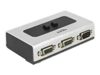 DeLock - Switch - 3 x seriell - Desktop, wandmontierbar