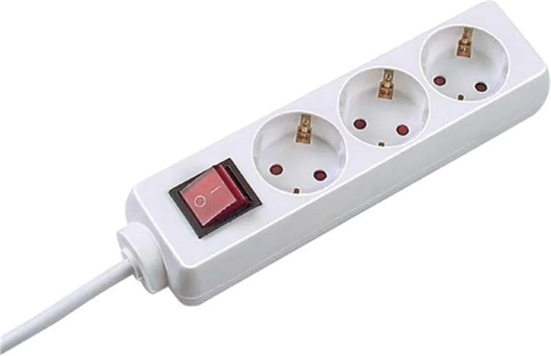 Bachmann SELLY - Steckdosenleiste - 3680 Watt - Ausgangsanschlüsse: 3 (Stromversorgung) - 1.5 m Schnur - Deutschland - weiß Bachmann SELLY - Steckdosenleiste - 3680 Watt - Ausgangsanschlüsse: 3 (Stromversorgung) - 1.5 m Schnur - Deutschland - weiß