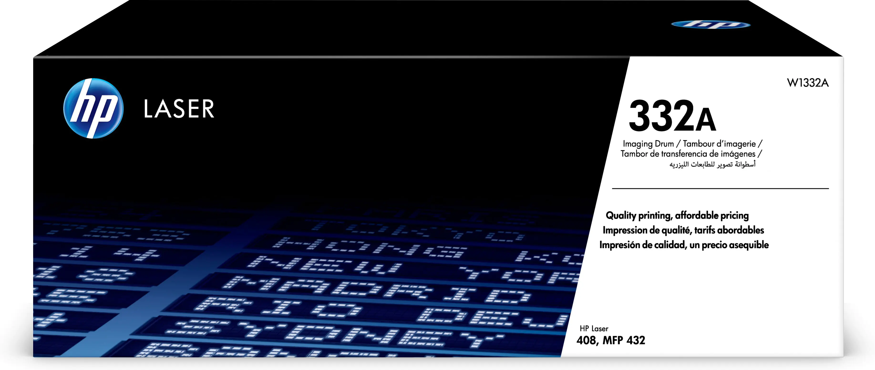 HP 332A - Durchschnittlicher Ertrag - Schwarz - Original - Tonerpatrone (W1332A) - für Laser 408dn, MFP 432fdn