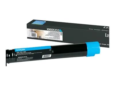 Lexmark - Hohe Ergiebigkeit - Cyan - Original - Tonerpatrone - für Lexmark XS950de, XS955de, XS955dhe