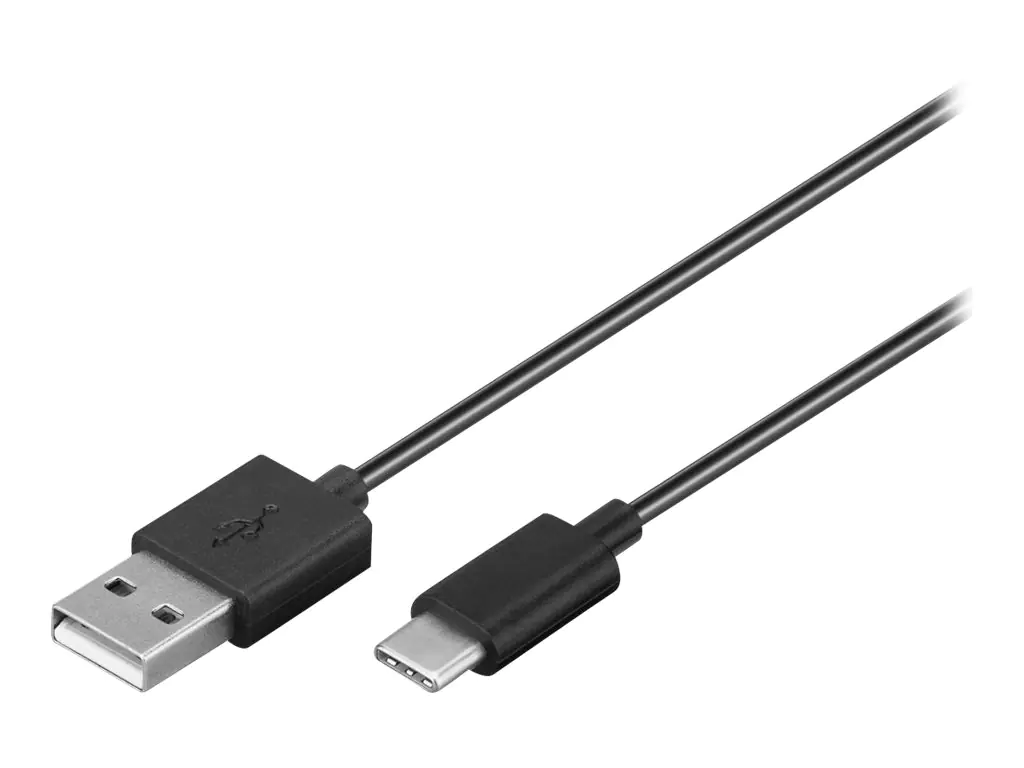 goobay - USB-Kabel - USB (M) zu 24 pin USB-C (M) - USB 2.0 - 3 A - 1 m - Schwarz goobay - USB-Kabel - USB (M) zu 24 pin USB-C (M) - USB 2.0 - 3 A - 1 m - Schwarz