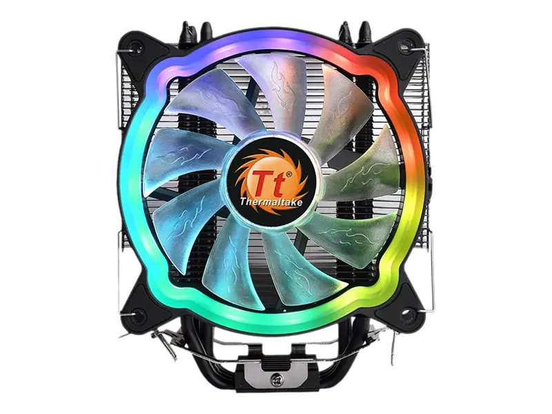 Thermaltake UX200 ARGB Lighting - Prozessor-Luftkühler - (für: LGA775, LGA1156, AM2, AM2+, AM3, LGA1155, AM3+, FM1, FM2, LGA1150, LGA1151, AM4, LGA1200) - Aluminium - 120 mm
