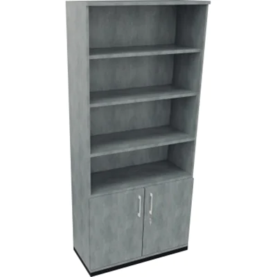 Kombischrank 2OH Tür 4OH Regal B1000xT442xH2221mm an/Beton Kombischrank 2OH Tür 4OH Regal B1000xT442xH2221mm an/Beton