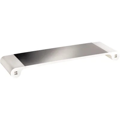 UNILUX Monitorständer Study 400095491 weiß/silber UNILUX Monitorständer Study 400095491 weiß/silber