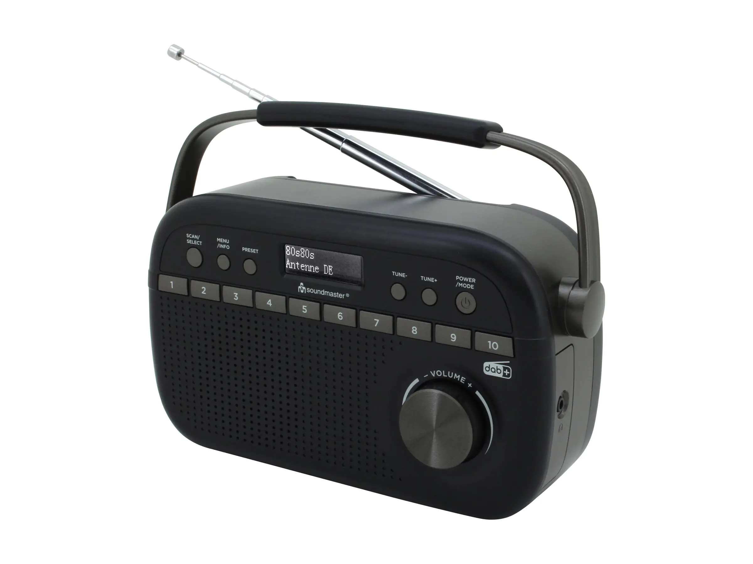 Soundmaster DAB+-Radio - 1.2 Watt (Gesamt) DAB280SW