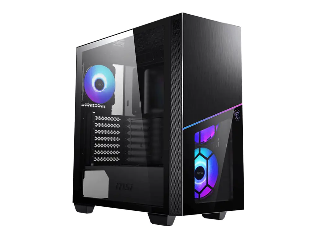 MSI MPG SEKIRA 100R - Tower - E-ATX - Seitenteil mit Fenster (Glas) - keine Spannungsversorgung (ATX) - USB/Audio