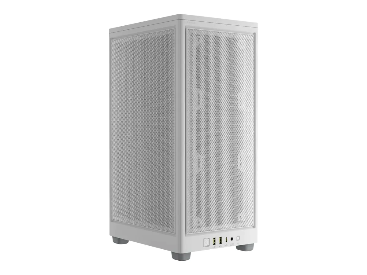 CORSAIR 2000D AIRFLOW - SFF-Tower - Mini-ITX - weiß - USB/Audio