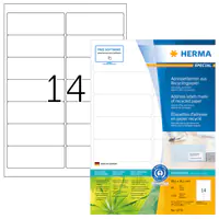 HERMA Etikett-ILK 99.1x33.8mm weiß RC Recycling Packung 1280 Etiketten