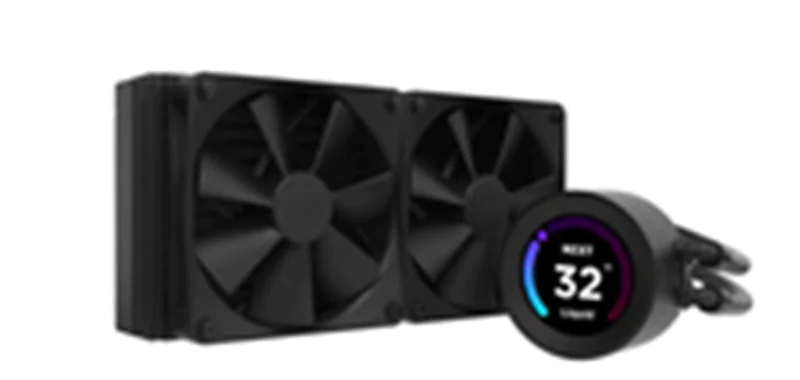 NZXT Kraken Elite 240 - Prozessor-Flüssigkeitskühlsystem - mit LCD-Display - (für: LGA115x Socket, LGA1200, LGA1700, AM4, AM5, sTRX4, TR4) RL-KN24E-B1