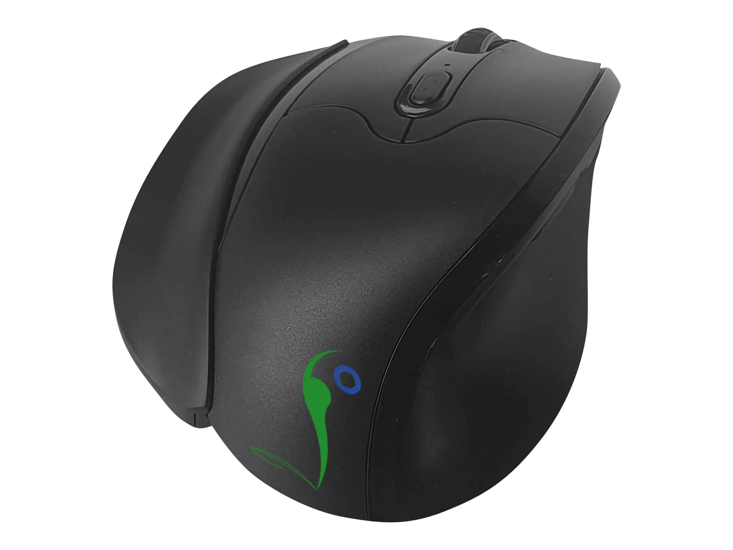 Quinta ERGOLEBEN VM - Vertikale Maus - mittlere Größe - ergonomisch - Für Linkshänder - optisch - 5 Tasten - kabellos - 2.4 GHz - kabelloser Empfänger (USB) EL0009