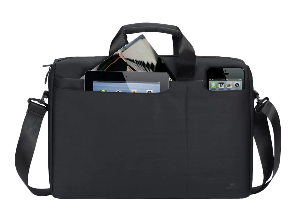 Riva Case Biscayne - Notebook-Tasche - 39.6 cm (15.6") - Schwarz