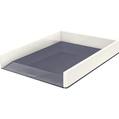 Leitz Briefkorb WOW 53611001 DIN A4 PS weiß/grau Leitz Briefkorb WOW 53611001 DIN A4 PS weiß/grau