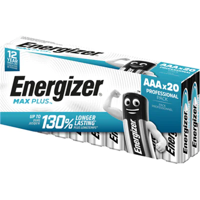 Energizer Batterie Max Plus E301322905 AAA/Micro/LR03 20 St. Energizer Batterie Max Plus E301322905 AAA/Micro/LR03 20 St.