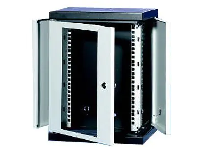 Schroff epcase - Gehäuse - geeignet für Wandmontage - 8U - 25.4 cm (10") Schroff epcase - Gehäuse - geeignet für Wandmontage - 8U - 25.4 cm (10")