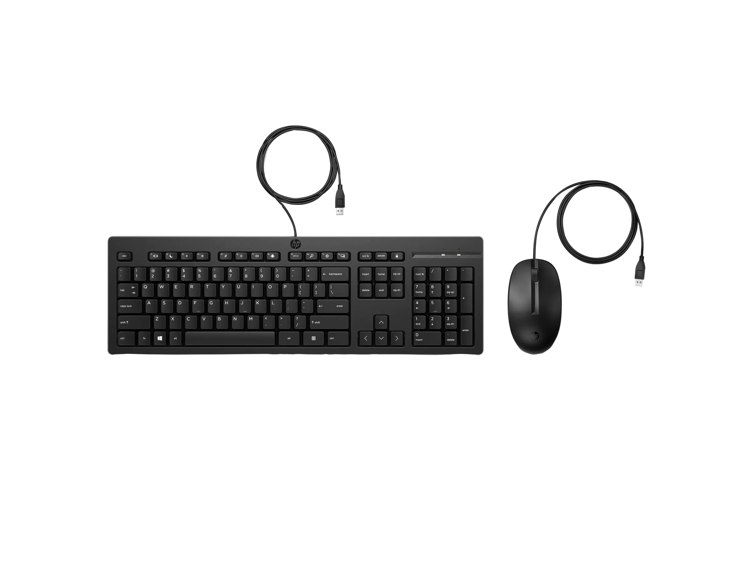 HP 225 - Tastatur-und-Maus-Set - USB - Deutsch - für HP 34; Elite Mobile Thin Client mt645 G7; Laptop 15; Pro Mobile Thin Client mt440 G3