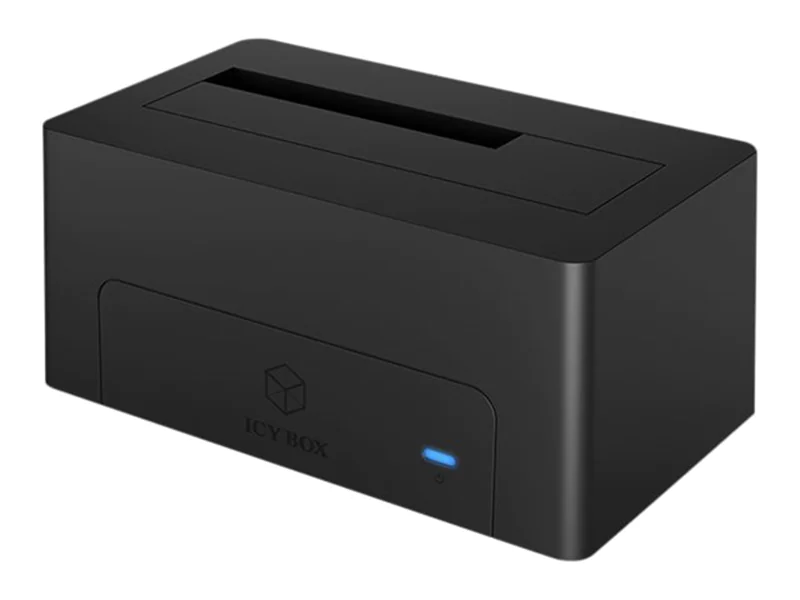 ICY BOX IB-1121-C31 - HDD-Dockingstation mit blaue LED vorn, lüfterlos Schächte: 1 - 2,5" / 3,5" gemeinsam genutzt (6,4 cm/8,9 cm gemeinsam genutzt) - SATA 6Gb/s - USB 3.1 (Gen 2) - Anthracite Black ICY BOX IB-1121-C31 - HDD-Dockingstation mit blaue LED vorn, lüfterlos Schächte: 1 - 2,5" / 3,5" gemeinsam genutzt (6,4 cm/8,9 cm gemeinsam genutzt) - SATA 6Gb/s - USB 3.1 (Gen 2) - Anthracite Black