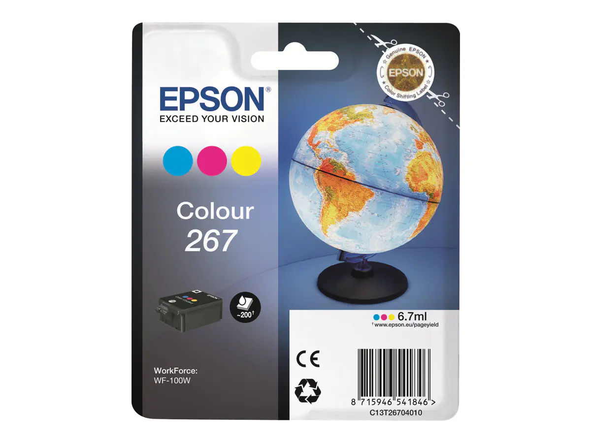 Epson 267 - 7 ml - Gelb, Cyan, Magenta - original C13T26704010