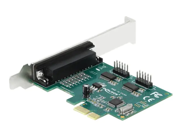 Delock Adapter Parallel/Seriell - PCIe 1.1 Low-Profile 90413