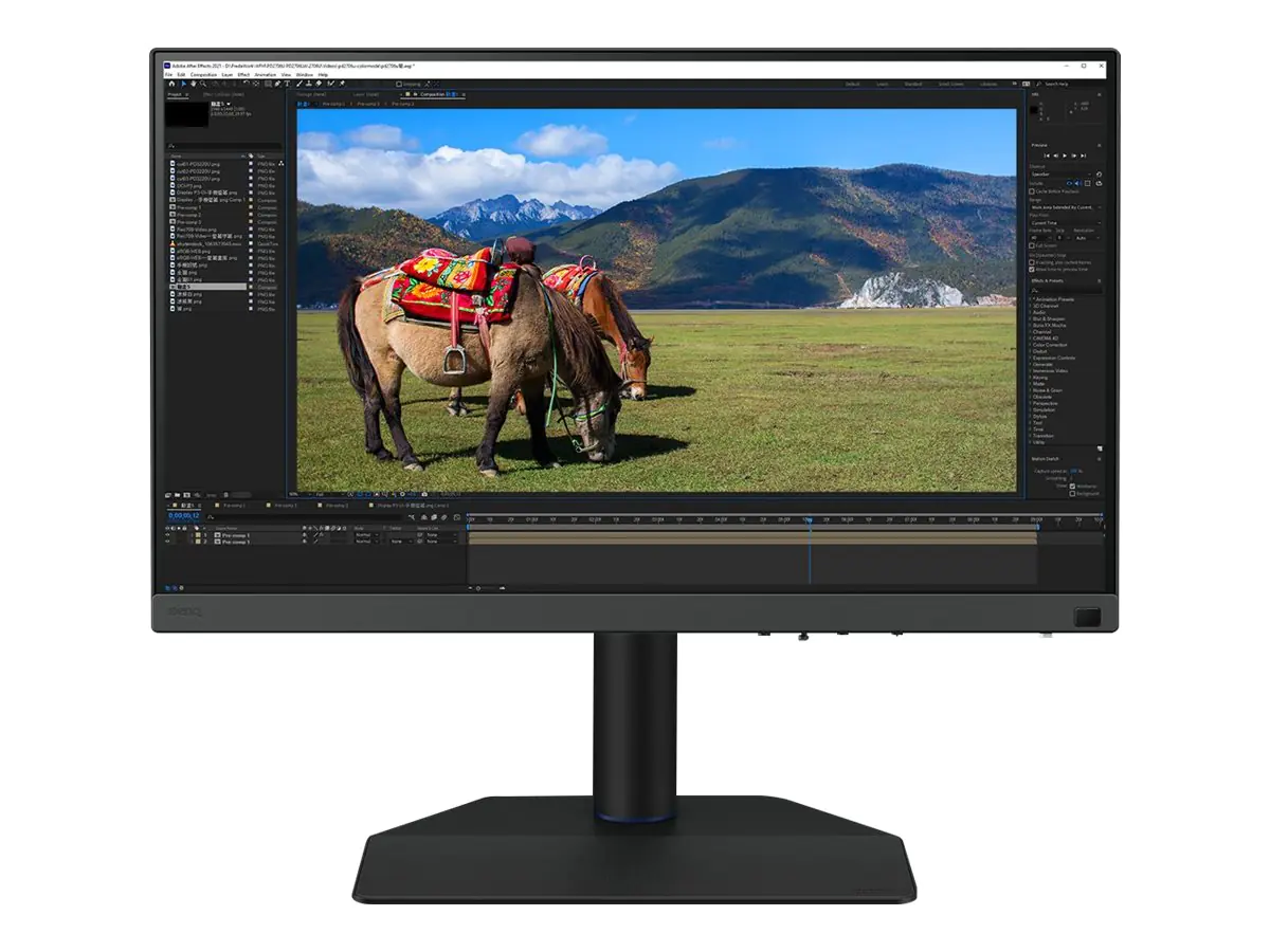 BenQ PhotoVue SW272U - SW Series - LED-Monitor - 68.6 cm (27") - 3840 x 2160 4K @ 60 Hz - IPS - 400 cd/m² - 1000:1 - HDR10, HLG - 5 ms - 2xHDMI, DisplayPort, USB-C