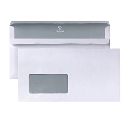 POSTHORN Briefumschlag Kompakt 235 x 125 mm (B x H) mit Fenster 80g/m² mit Selbstklebung Papier weiß 1.000 St./Pack. POSTHORN Briefumschlag Kompakt 235 x 125 mm (B x H) mit Fenster 80g/m² mit Selbstklebung Papier weiß 1.000 St./Pack.