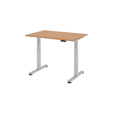 Hammerbacher Schreibtisch VXDSM12/N/S 120x80cm nußbaum Hammerbacher Schreibtisch VXDSM12/N/S 120x80cm nußbaum