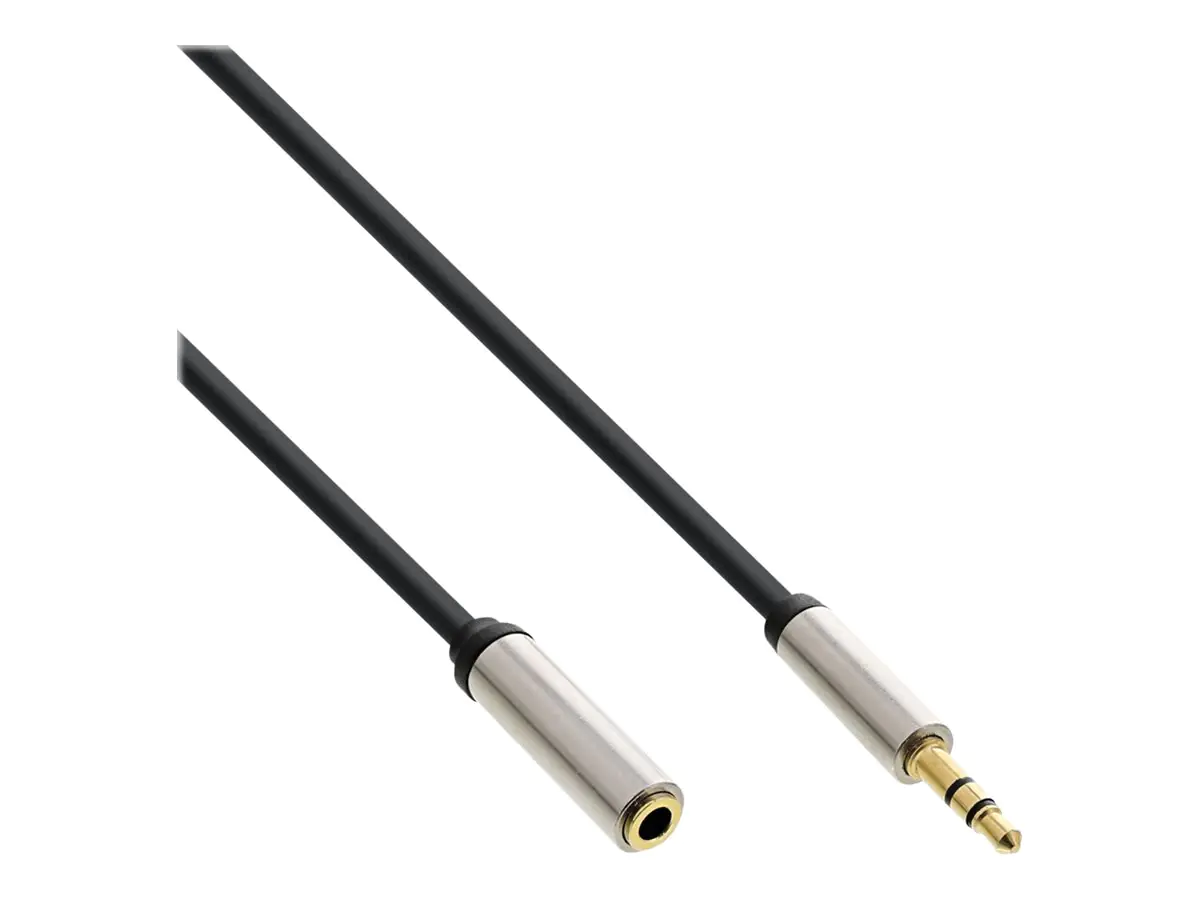 InLine Slim - Audioverlängerungskabel - Stereo Mini-Klinkenstecker männlich zu Stereo Mini-Klinke InLine Slim - Audioverlängerungskabel - Stereo Mini-Klinkenstecker männlich zu Stereo Mini-Klinke