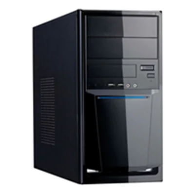 Linkworld 7271-23 - Midi Tower - PC - Schwarz - Midi/Minitower - ATX