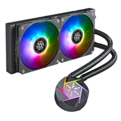 SilverStone VIDA 240 SLIM, Flüssigkeitskühlung, 12 cm, 300 RPM, 1800 RPM, Schwarz SST-VD240-SLIM