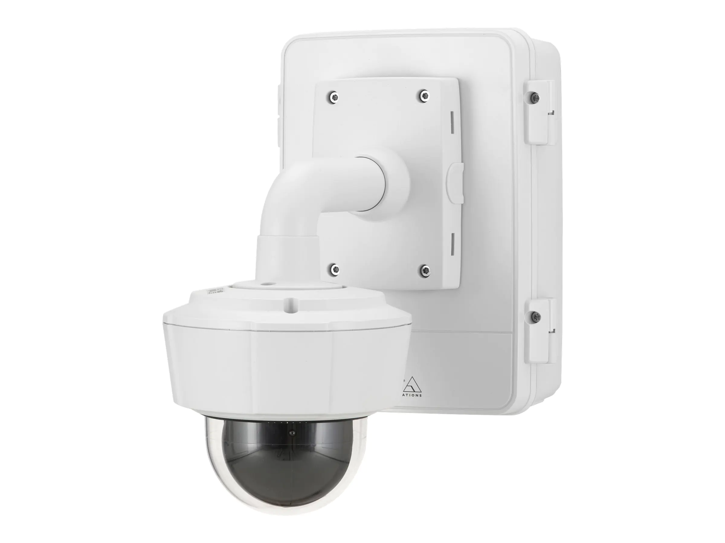 AXIS T98A18-VE Surveillance - Gehäuse - geeignet für Wandmontage - Innenbereich, Außenbereich - weiß - für AXIS Q6318-LE 50 Hz