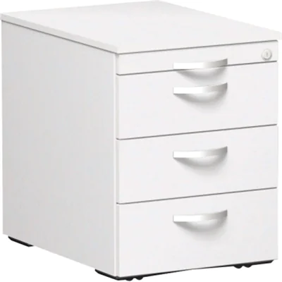 Geramöbel Rollcontainer Flex S-530151-WW 438x565x600mm weiß Geramöbel Rollcontainer Flex S-530151-WW 438x565x600mm weiß