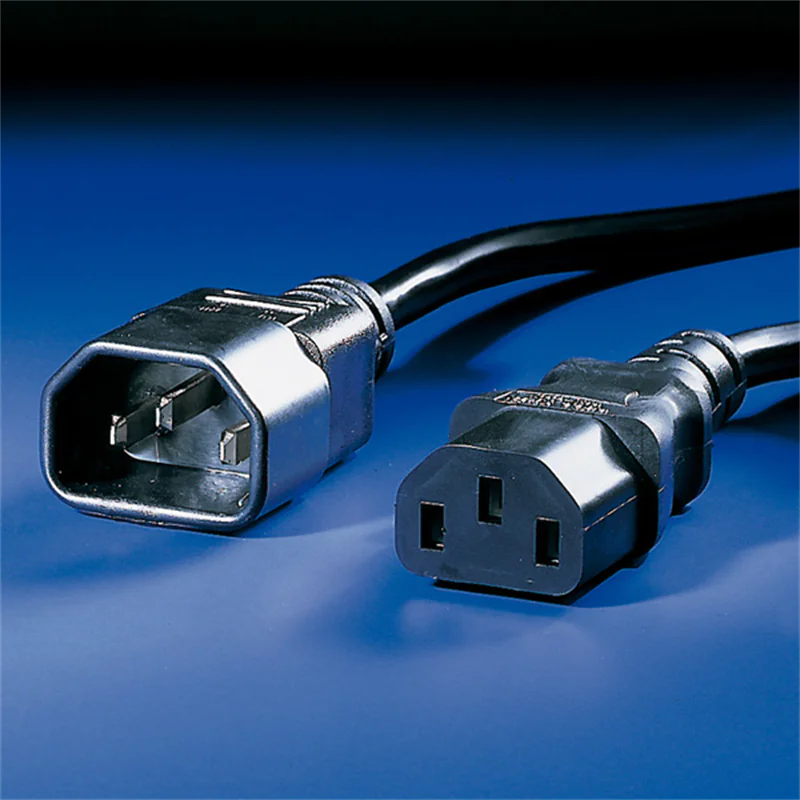 VALUE - Spannungsversorgungs-Verlängerungskabel - IEC 60320 C14 zu IEC 60320 C13 - Wechselstrom 250 V - 3 m - geformt - Schwarz - für VALUE Switch VALUE - Spannungsversorgungs-Verlängerungskabel - IEC 60320 C14 zu IEC 60320 C13 - Wechselstrom 250 V - 3 m - geformt - Schwarz - für VALUE Switch
