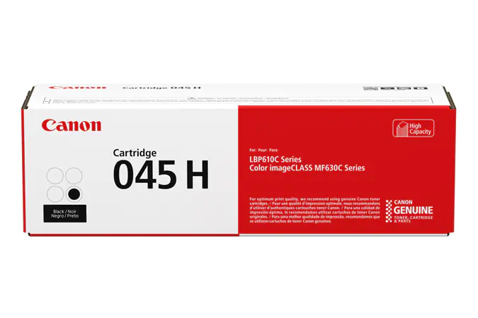 Canon 045 H - Mit hoher Kapazität - Schwarz - Original - Tonerpatrone - für ImageCLASS LBP612Cdw, MF632Cdw, MF634Cdw Canon 045 H - Mit hoher Kapazität - Schwarz - Original - Tonerpatrone - für ImageCLASS LBP612Cdw, MF632Cdw, MF634Cdw