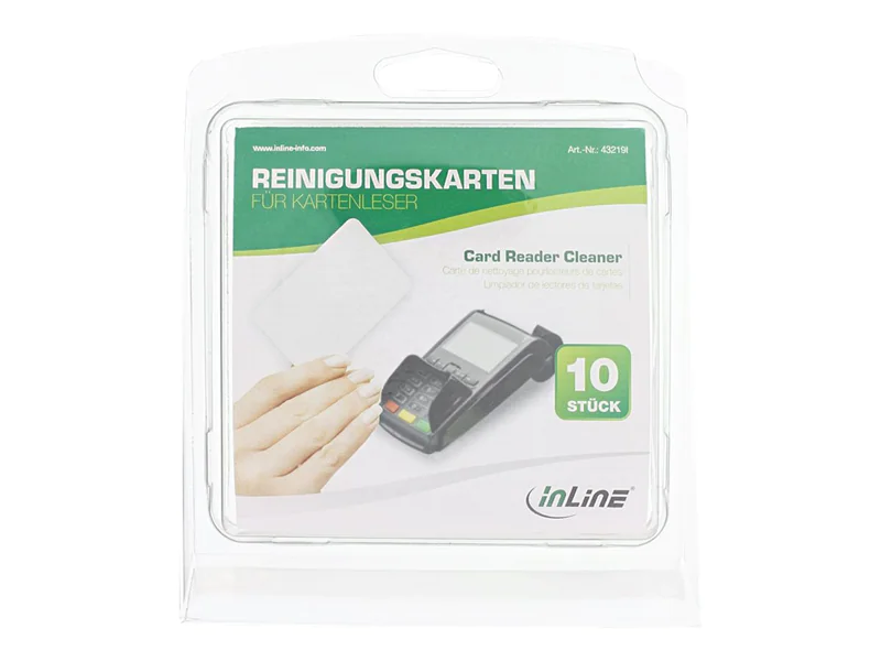 InLine - Reinigungskarten (Packung mit 10) InLine - Reinigungskarten (Packung mit 10)