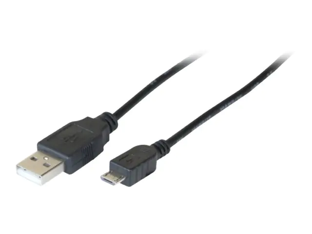 exertis Connect - USB-Kabel - USB (M) zu Micro-USB Typ B (M) - USB 2.0 - 2 m - Schwarz
