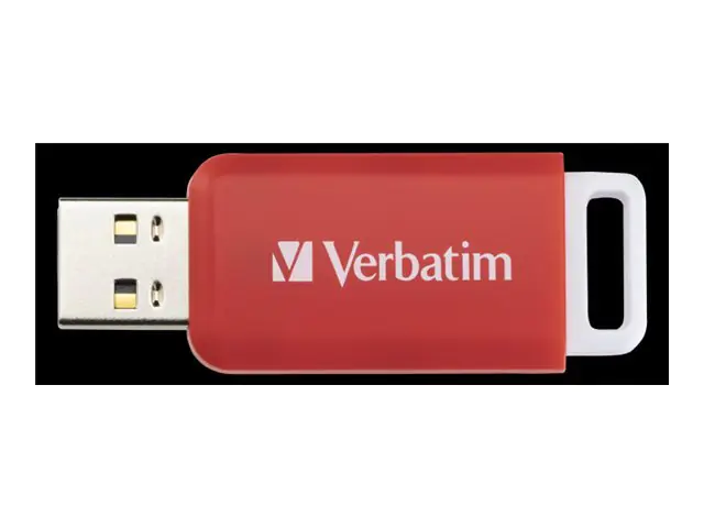 Verbatim DataBar - USB-Flash-Laufwerk - 16 GB - USB 2.0 - Rot