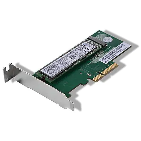 Lenovo ThinkStation M.2 SSD Adapter - Schnittstellenadapter - M.2 - M.2 Card Low-Profile - PCIe 3.0 x4 - für ThinkStation P310; P320; P330; P330 (2nd Gen); P340; P410